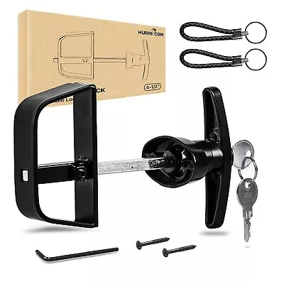 Shed Door T-Handle Lock Kit -Shed Door Latch With 4-1/2  Stem Includes 5 Key... • $24.64