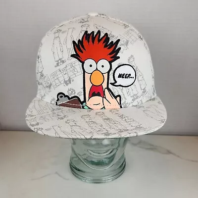 The Muppets BEAKER MEEP Snapback Hat ADULT S/M Baseball CAP Embroidered Retired • $49.50