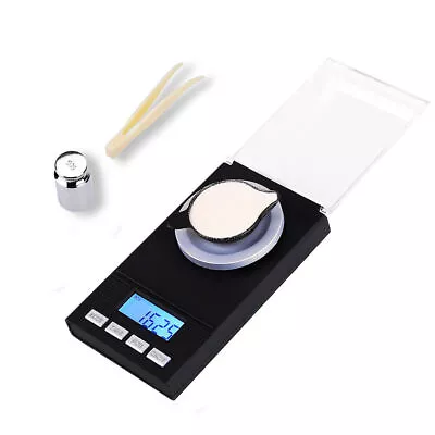 Digital Pocket Scale 50g / 0.001g Mini Gold Jewelry Lab Carat Powder Gram Scale • $21.27