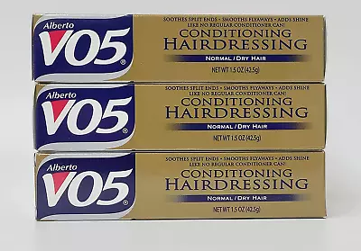 Vo5 Conditioning Hairdress Normal/Dry Hair 1.5 Ounce Tube (44Ml) 3 Pack • $25.99