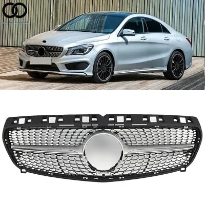 For 2013-2018 Mercedes Benz R117 W117 CLA 180 200 250 Diamond Star Front Grille • $65.31