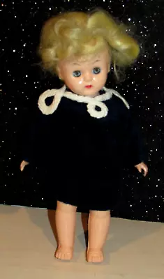 Vintage 1950s 7.5  Virga/Pam/Mindy Type Doll  Straight Leg Walker Doll Blonde • $7.99