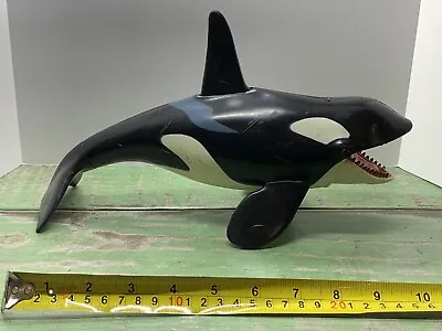 Chap Mei Toys R Us Orca Killer Whale 11  Action Figure Toy Open Moving Jaw • $18