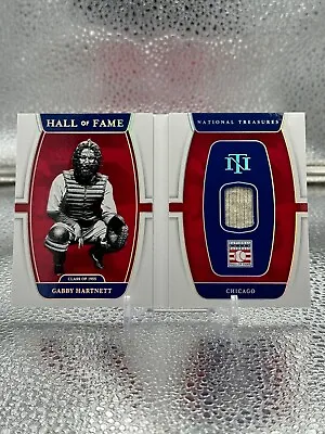 2022 National Treasures GABBY HARTNETT Hall Of Fame Materials Booklet /5 - Cubs • $19.99