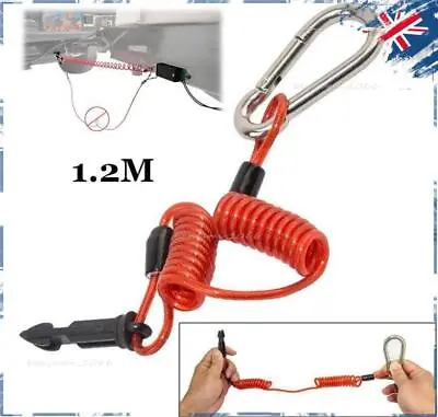 Car Trailer Safety Electric Breakaway Cable Brake Away Switch For Caravan Camper • $13.29