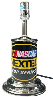 Nascar  Lamp 12” Nextel Race Car Racing Track Flag Nightstand Man Cave • $17.99