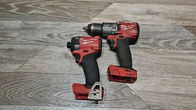 Milwaukee M18 M18FPD2 18V Fuel Combi Dril & M18FID3 IMPACT DRIVER   Set • £160