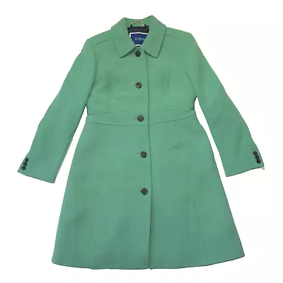 NWT J.Crew Classic Lady Day Coat In Fresh Grass Doublecloth Wool Thinsulate 10P • $240