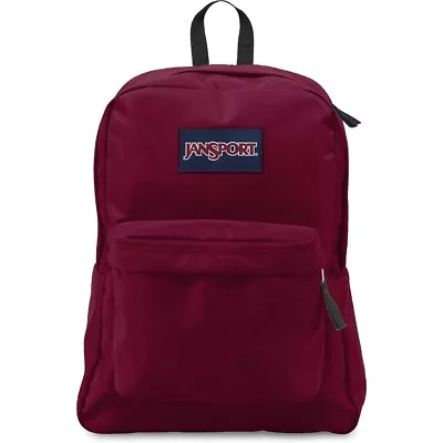 New JanSport T501 SuperBreak Authentic School Backpack Burgundy • £76.97