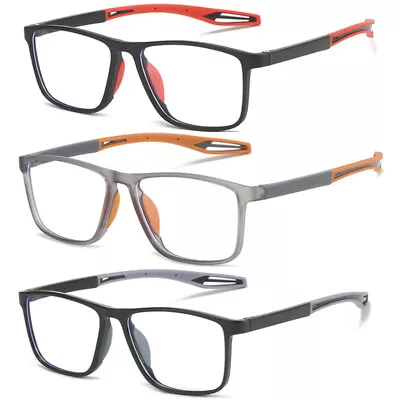 3PK Myopia Glasses Nearsighted TR Frame Men Outdoor Sport Eyeglass Frames • $16.99