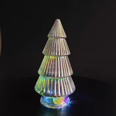 Target Bullseye 4.5  Christmas Tree New 2023 Iridescent Glass Added Light Includ • $6