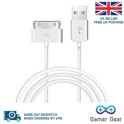 £2.50 • Buy 1m Old Type USB Charger Sync Data Cable Lead For IPhone IPad IPod Touch Shuffle