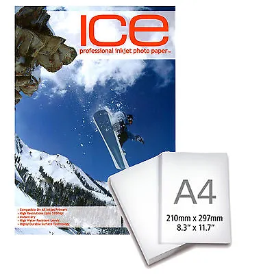 £7.27 • Buy Ice Professional Inkjet Photo Paper Magnetic Backed Matte 690gsm A4 5 Sheets