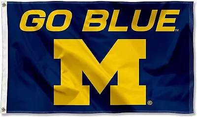 Michigan Team University Wolverines Flag 3x5 4x6 5x8 Ft • $18.95