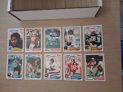 1982 Topps Football Complete Set (528) Ronnie Lott RC Lawrence Taylor RC More!!! • $110.50