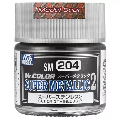 Mr. Hobby Mr. Color - SM-204 - Super Stainless 2 Super Metallic 2 - 10ml Paint • £4