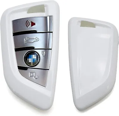 Exact Fit Glossy White Smart Key Fob Shell Cover For BMW X1 X4 X5 X6 5 7 Series • $9.99