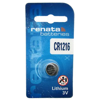 Renata Lithium Watch Batteries Coin Cells - CR1216 - X1 X2 X3 X5 X10 X50 X100 • £2.99