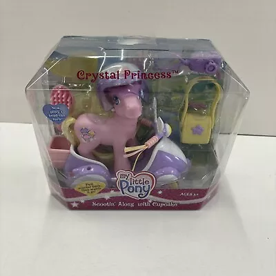 MLP My Little Pony G3 Hasbro Scootin' Along With Cupcake Pull Back NEW • $49.88