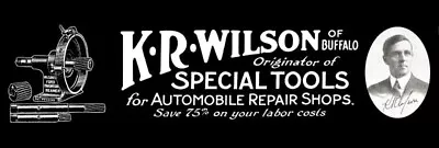 KR Wilson Specialty Tools Of Buffalo New Metal Sign: 6  X 18  Long - Ships Free • $21.88