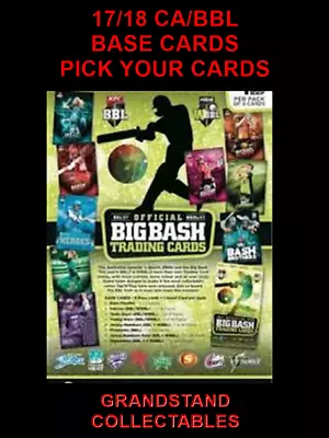 17/18 Ca-bbl Base Cards Pick Your Card Complete Your Set • $1