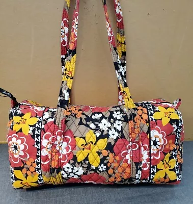 Vera Bradley Duffel Bag BITTERSWEET Fall Colors Long Straps Medium Duffle • $32