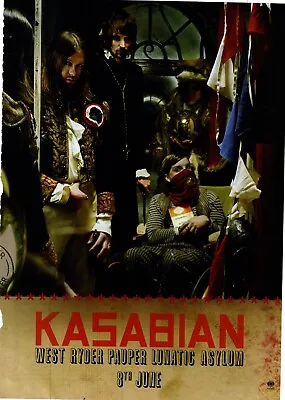 (moj31) Magazine Mini Poster/advert 11x8  Kasabian Album • £8.99