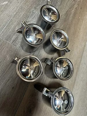 LOT OF 6 Vollrath Vintage Creamer  Stainless-Steel Midcentury Modern # 46211 • $22