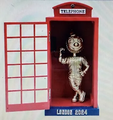 Rare Gold Limited Edition Mr. Met 2024 London Phone Booth SGA Mets Bobblehead! • $169.62