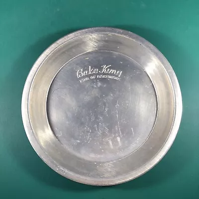 Vintage Bake King | 9  X 1.25  Round Pie Pan Bakeware | King Of Bakeware • $8.99