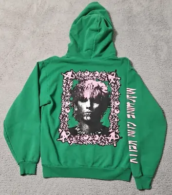 Machine Gun Kelly Hoodie XX Size Medium Official Tour Merch Green Pink • $99.95