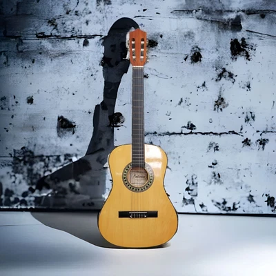 £25 • Buy Childrens Acoustic Guitar Falcon FL34 - 3/4 Size Guitar Beginner Used VGC 