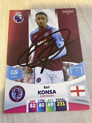 Match Attax 2023/24 Ezrl Konsa Aston Villa Signed • £2.99