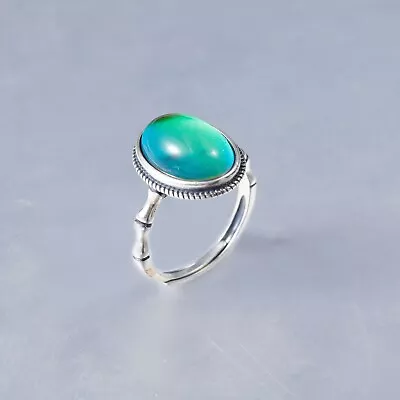 925 Sterling Silver Mood Stone Ring • $22.99