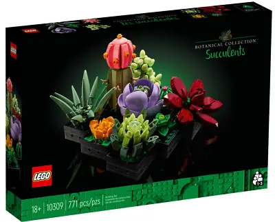 $69 • Buy LEGO 10309 Creator Expert Succulents 10309 BRAND NEW&SEALED Botanical  771 Pcs