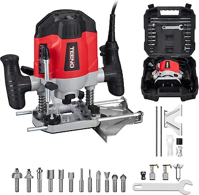 Electronic Wood Router 240V TEENO 1200w Laminate Wood Working Joiners Tool • £72.97