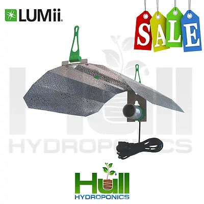 £21.95 • Buy LUMii MAXii Dutch Barn Euro Light Reflector Hydroponic Ballast MH CFL HPS SALE!!