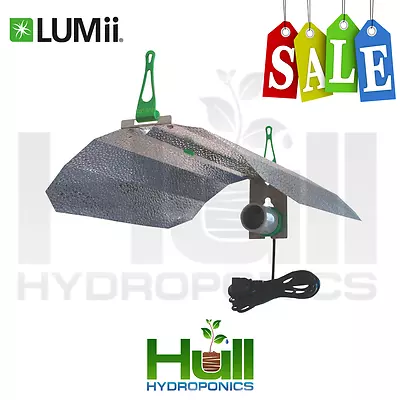 LUMii MAXii Dutch Barn Euro Light Reflector Hydroponic Ballast MH CFL HPS SALE!! • £21.95