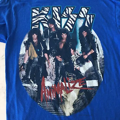 Vintage Unworn KISS Animalize Tour Long Sleeve T-Shirt (L) Mark St. John 2 Sided • $95