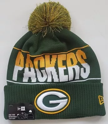 NWT Green Bay Packers Beanie Pom Winter Knit Hat Rare On Field 2023 New Era. • $29.99