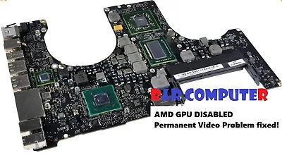 Macbook Pro 15  A1286 820-2915-B 820-2915-A 2011 Logic Board I7 DISABLED AMD GPU • $119