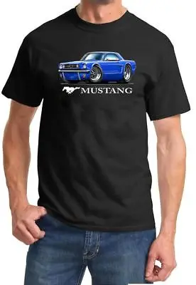 1965 1966 Ford Mustang Coupe Full Color Tshirt NEW FREE SHIPPING • $20