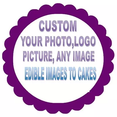 Cupcakes Round Topper  Edible Photo Image Custom - Any Image (english/spanish) • $12