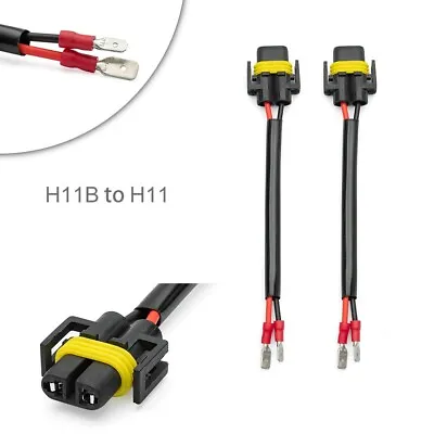 H11B H7 To H11 H8 Adapter Wiring Harness Conversion For Fog Headlight Retrofit • $9.99