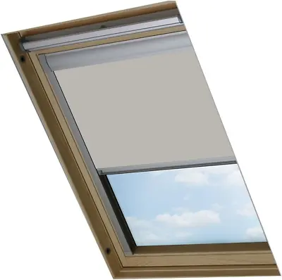 Bloc Skylight Blind For Fakro Roof Windows Blockout Polyester Pale Stone Cm • £65.85