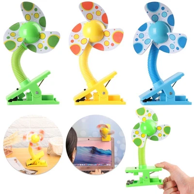 $16.31 • Buy Battery/USB Dual-purpose Fan Stroller Fan Portable Clip On Pushchair Mini