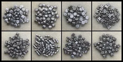 Pewter Metal Spacer Beads | Pks 30 50 | Multiple Styles • £3.49