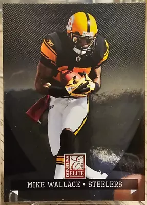 2011 Donruss Elite Mike Wallace #78 Pittsburgh Steelers • $1.69