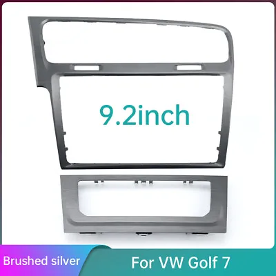 9.2 '' Brushed Silver Car Radio+Air Conditioning Frame Decorative For VW Golf 7 • $69.99