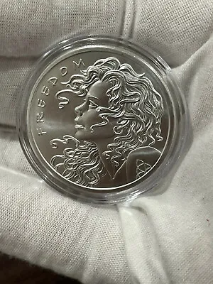 2023 Silver Shield 1 Oz. FREEDOM GIRL BU Silver Round In Capsule! .999 Pure AG!! • $47.99